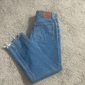 Women’s high rise Levi’s 501s